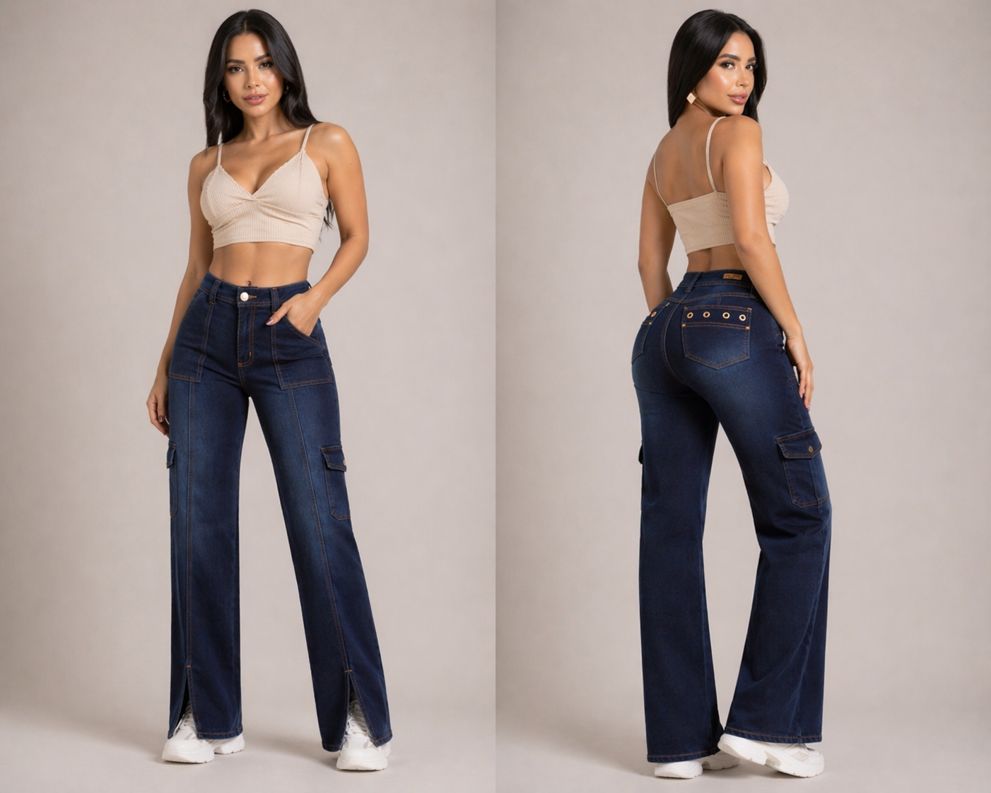 Jeans - Cargo Slit Hem