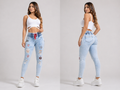 Jeans - Ripped Jogger Patches